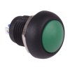 Green On-Off Latching 12mm Waterproof Push Button Switch IP65 SPST