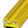 Through terminal block, push-in connection, 0.14-1.5 mm², 3 pole, 17.5 A, 6 kV, yellow, 3208159