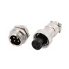 Opencircuit GX12-4P Connector 4-Pin - male + female