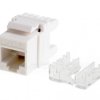 Złącze typu keystone 8p8c, nieekranowane, kat. 6, typu IDC zaciskane z tyłu, krótkie