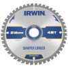 IRWIN® 1897396 Construction Mitre Circular Saw Blade 216 x 30mm x 48T ATB/Neg