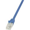 LogiLink CP1026U RJ45 Patch Cable Cat 5e U/UTP 0.5m Blue 1 pc(s)