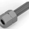 Threaded bolt, UNC 4-40 for D-Sub, 1-828102-1