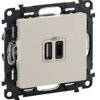 Legrand Gniazdo USB Valena Life Allure beżowy 753206