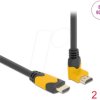 86989 HDMI cable male straight to male 90° top angled 48 GBit/s, 2 m