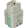 Wkładka złącza dużej mocy 4-pinowe HARTING 10A Żeński Quick Lock Proste