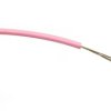 Przewód jednożyłowy linkowy, 0,2 mm², 7/0,2 mm, 24 AWG, PVC, 1 kV AC, Różowy, dł. 100m, RS PRO