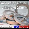 Taśma miedziana EMI z klejem 25mm