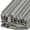 Through terminal block, spring balancer connection, 0.2-16 mm², 3 pole, 57 A, 8 kV, gray, 3035288