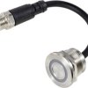 TRU COMPONENTS TC-12835300 Przycisk czujnika TC-TS22A10YSSG12M12 MALE CONNECTOR, 22 mm, 24 V, 0.5 A, 1 szt.