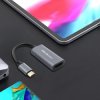 Qoltec Adapter Aluminiowa Przejściówka USB-C 3.1 MHL na HDMI 4K 60Hz 32AWG do Laptop Smartfon