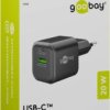20 W Podwójna szybka ładowarka USB-C PD GaN czarny 79620