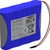 Pakiet akumulatorów 18650, Li-Ion Ansmann 4S1P, Ilość ogniw: 4, 14.4 V, 2550 mAh, Przewód