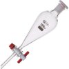 Glassco Conical Separating Funnel with PTFE Stopcock 100ml 19/26