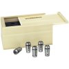 Proxxon 24144 Collet Set 5 piece for FF 230 in Wooden Box Dia 2.4-5.0 mm