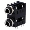 Złącze Jack 6,3mm, żeńskie, gniazdo, kątowe 90, mono ACJM-MHD