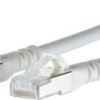kabel LAN Metz Connect 1308455088-E, 1 szt., RJ45, CAT 6a, S/FTP, 5.00 m, biały