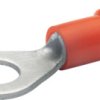 Insulated ring cable lug, 0.5-1.0 mm², AWG 20 to 18, 3.7 mm, red, 62035