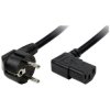 LogiLink CP103 Power Cable CEE 7/7 Angled to IEC C13 2.00m Black