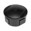 Puszka hermetyczna 80x40, 4 dławiki, odporna na UV, czarna, IP44,OR-JB-13821/4/B