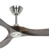 CasaFan ECO GENUINO 152 BN-NB Wentylator sufitowy 16.6 W (Ø x W) 1520 mm x 285 mm chrom pilot zdalnego sterowania, tryb