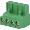 Listwa zaciskowa rozłączalna 5,08mm tory 4 proste wtyk 300V 796634-4