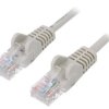U/UTP6-CCA-150GY Patch cord U/UTP 6 linka CCA PVC szary 15m 24AWG