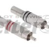 Wtyk cinch/RCA metalowy