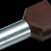 187708 Twin-Aderendhülse isoliert 2x1,5 mm²/12 mm, schwarz, 100er Pack