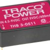 Przetwornica DC-DC, 3W, Uwe 4,5 → 9 V DC, Uwy 5V dc, Iwy 600mA, TRACOPOWER