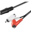 Kabel przejściowy jack Cinch (RCA)/3,5 mm