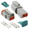 Amphenol AT2PS-CKIT Plug 2P Crimp 16-18AWG Shrouded Male Female