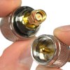 Adapter antenowy wtyk SMA - UHF impedancja 50 Ohm konektor gwintowany
