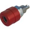 Gniazdo bananowe Żeński Połączenie lutowane typ Gniazdo bananowe Czerwony 32A Hirschmann Test & Measurement rozmiar 4 mm