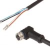 VK505371 Kabel połączeniowy, 5 m, gniazdo M8 4-stykowe kątowe, wolny koniec kabla, PUR (poliuretan), 60 V