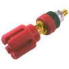 Cliff CL159721A TP6S binding post ,30A, red, gold plated, assembled