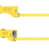 Electro PJP 2117-CD1-50J Przewód pomiarowy złącze męskie bananowe złącze męskie bananowe 50 cm żółty 1 szt.