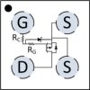 20-V, P channel NexFET™ power MOSFET, single WLP 1 mm x 1 mm, 47 mOhm, gate ESD protection | YZB | 4 | -55 to 150