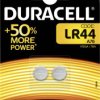Ogniwo guzikowe LR 44 Duracell Elektro AG13 1.5 V 2 szt. 105 mAh alkaliczno-manganowe