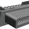 Złącze SCSI 40-pinowe Żeńskie Otwór przelotowy, raster 2.54 mm Kąt prosty seria AMPLIMITE .050 III TE Connectivity
