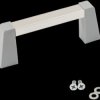 Handle, straight, PA/aluminum, (L x W x H) 108 x 14 x 42 mm, black, 1427NGC