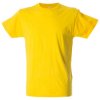 T-shirt, Żółty, Bawełna 100%, XL, Krótki
