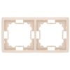 Simon Basic Standard Ramka podwójna uniwersalna beżowa BMR2/12