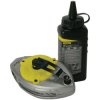 Stanley 0-47-488 FatMax Pro Chalk Line & 225g Black Chalk