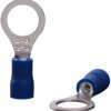 Insulated ring cable lug, 1.5-2.5 mm², 8.5 mm, M8, blue, 22C449