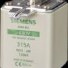 NH fuse NH3, 355 A, aM, 250 V (DC), 690 V (AC), 120 kA breaking capacity, 3ND2354
