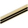 Pin header, 36 pole, pitch 2.54 mm, straight, black, SL 13 097 36 G