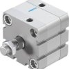 Siłownik kompaktowy FESTO ADN-50-10-A-PPS-A 572691, Długość skoku: 10 mm