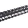 Panel Rj, Cat6, 24 Portów, Rj45, Utp, 1U, Czarny