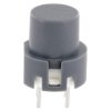 TruComponents 782741 Keyboard ,PCB Mount,Off/(On),D6,Grey